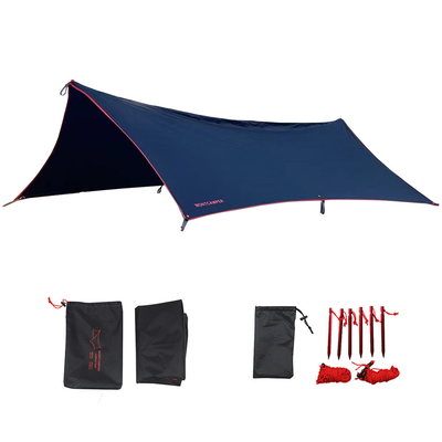 Black Three-Season Waterproof Tarp For Tent Picnics And Outdoor Activities